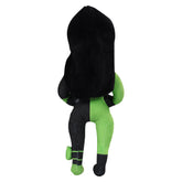 Shego Cosplay Plush Toys Dolls Cartoon Soft Stuffed Dolls Mascot Birthday Xmas Gift